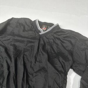Vtg Team USA Olympics JCPenney Pullover Windbreaker Women's Petite Small Black